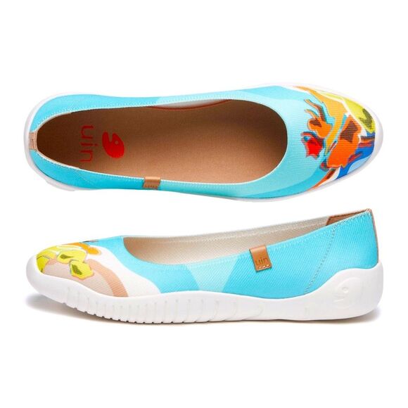 UIN Shoes - UIN Edgar Degas V1 Menorca Ballet Dancers Slip on Knit Ballet Flats size 8